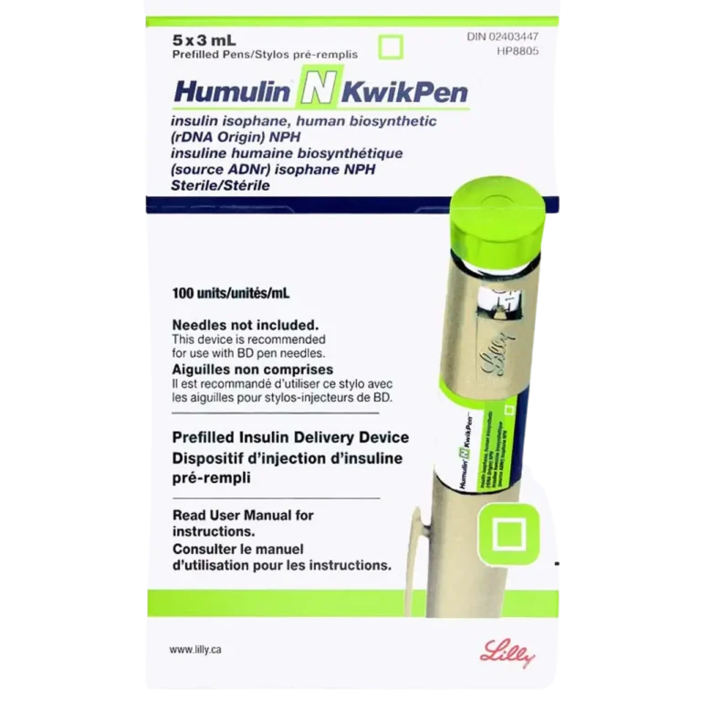 HUMKWIKN Eli Lilly Humulin Kwik Pen N 5x3ml