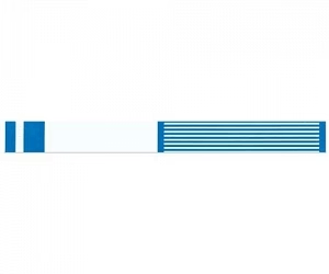 PRECISION DYNAMICS CORP WBTYKA-2 SHORT STAY ADULT WRISTBAND, NO ADHESIVE, BLUE, CS1000