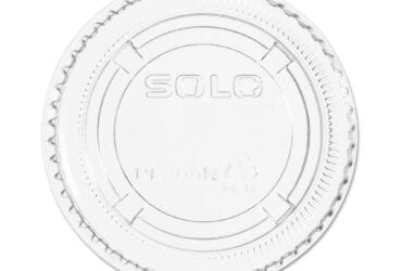 PL200N	SOLO SOUFFLE CUP LID W/OUT STRAW SLOT, FOR MED SIZE CUPS