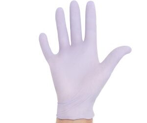 52817 HALYARD GLOVE, EXAM NITRILE LAVANDER SMALL (250/BX, 10BX/CS)