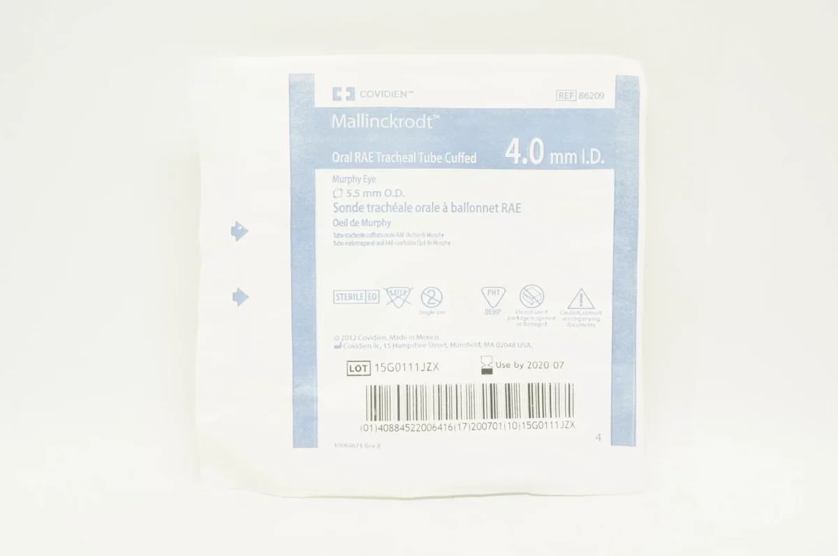 COVIDIEN Mallinckrodt Oral RAE Tracheal Tube 86209