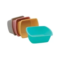 H362-10	INTEPLAST RECTANGULAR WASH BASIN, ROSE, 7 QT 50/CS