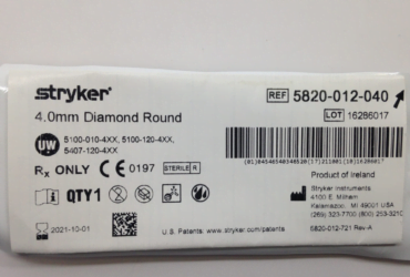 STRYKER 5820-012-040 4.0mm Diamond Round 
