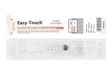 872331 Easy Touch Safety Syringe 23g