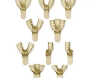 100-1004 Disposable Impression Trays #4 Lower Medium 12/pk. – MARK3, Pack of 2