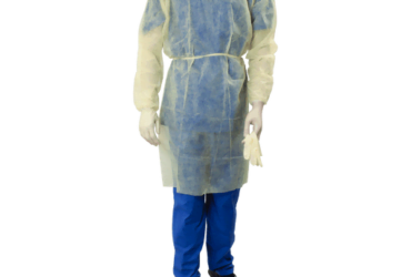 2141 Dynarex Isolation Gown Yellow Large Box/5