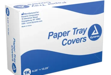 2263 Dynarex Paper Tray Covers 8.25in x 12.25in Blue (1000/Box) Pack of 2
