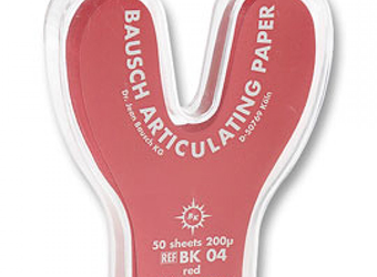 610-BK-02 Articulating Paper Red Strips 200 Microns .008 300/pk. – Bausch, Pack of 2