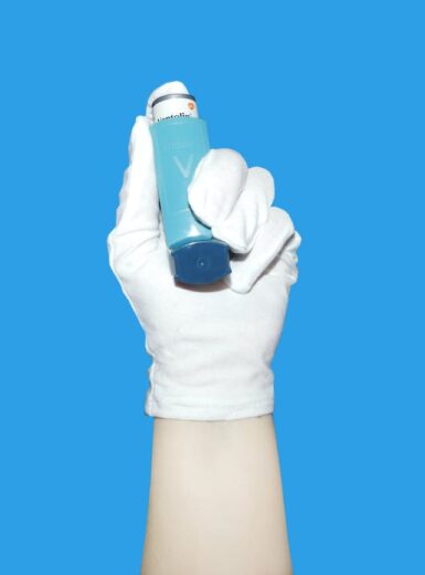 An inhaler for asthmatic patients