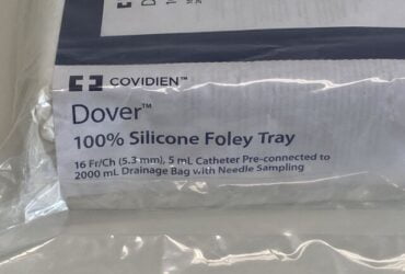 COVIDIEN Dover 100% Silicone Foley Tray 6153