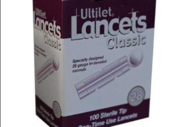 ULTI28 Ultilet Lancets 28g Classic (Twist Top) 100/Box, Pack of 2
