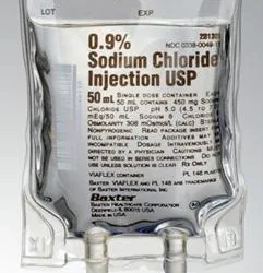 BAXTER 2B1301 SOD CHL, SOL 0.9% 50ML (4/PK 24PK/CS)