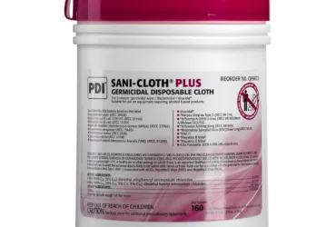 PROFESSIONAL DIS	Q89072	WIPE, SANICLOTH PLUS GERMICIDE LG (160/BX 12BX/CS)