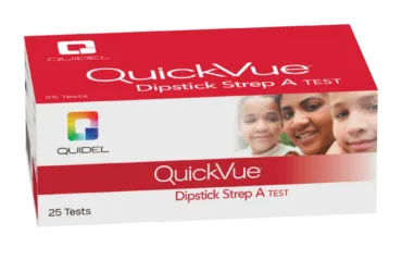 QUIDEL CORP 20108 TEST KIT, QUICKVUE STREP DIP STICK (50/KT 12KT/CS)