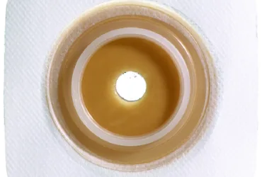 125274 Sur-fit Natura Stomahesive Flexible Pre-cut Wafer 4″ x 4″ Stoma 1-3/8″