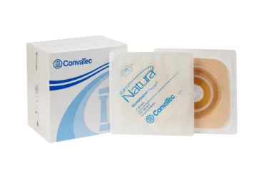125271 Sur-fit Natura Stomahesive Flexible Pre-cut Wafer 4″ x 4″ Stoma 1″