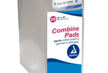 3511 Dynarex Abdominal Pad 5×9 1/Pouch N/S – Bulk 576/Cs