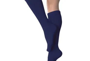 SensiFoot Knee-High Mild Compression Diabetic Sock X-Large, Navy