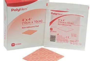 5044 Polymem 4″ x 4″ Non-Adhesive PolyMeric Membrane Dressing