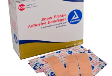 3634 Dynarex Sheer Plastic Adhesive Bandage