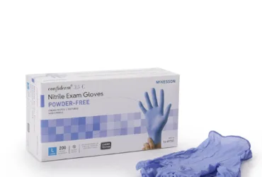 MCKESSON MEDSURG	14-6978C	GLOVE, EXAM NITRL PF BLU LG (200/BX)
