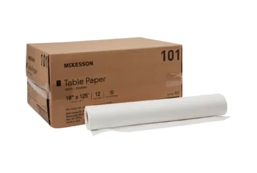 MCKESSON MEDSURG	101	PAPER, TABLE CREPE ECON WHT 18"X125' (12RL/CS)