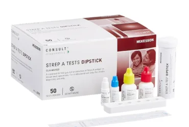MCKESSON MEDSURG	4999	TEST, STREP A DIPSTICK WAIVED (50/KT)