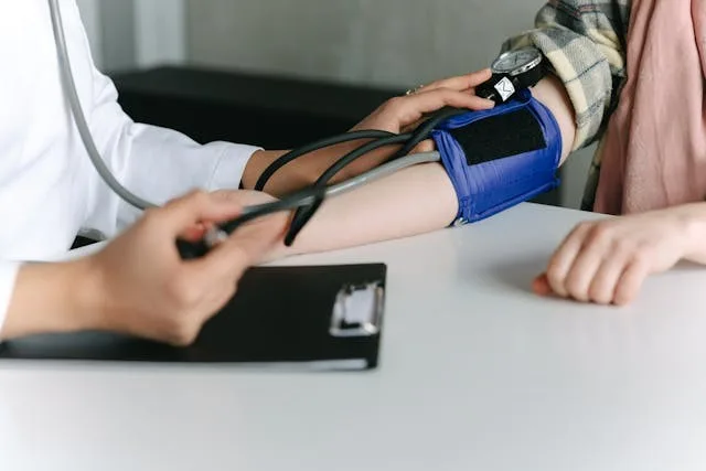 Welch Allyn blood pressure measurement system being used in a healthcare facility