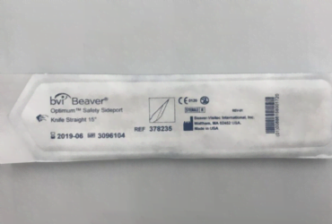 378235 BEAVER VISITEC OPTIMUM SAFETY SIDEPORT CATARACT KNIFE 10BX