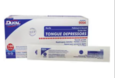 900422 Tongue Depressor 6 in Wood Sterile Senior 1000/Ca