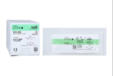 945B Suture 5-0 10" Nylon Monofilament C-6 Black 12/Bx