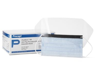 15310 ASPEN FLUIDGARD PROCEDURE MASK W/EXTENDED SHIELD 100CS