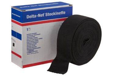 BSN 7272301 DELTA NET STOCKINETTE, BLACK, 2" X 25yd, 1 Roll