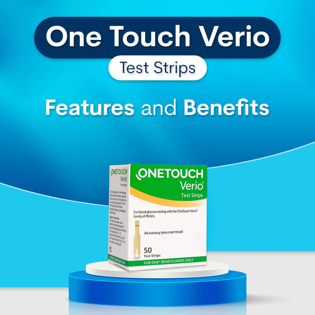 One Touch Verio Test Strips features and benefits