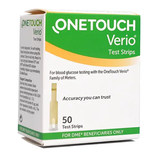 How to use One touch verio test strips for blood glucose testing