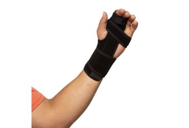 3848LT HELY-WEBER TKO WRIST SPLINT, BLACK, ONE SIZE FITS MOST