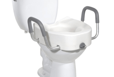 Drive Medical 12013 Premium Plastic Raised Toilet Seat