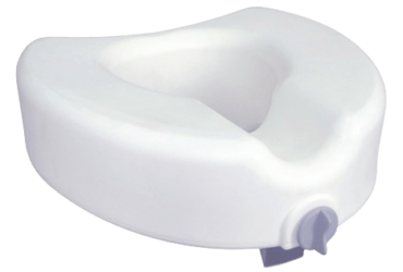 Drive Medical 12014 Premium Plastic Raised Toilet Seat