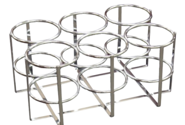 Drive Medical 18114 Economy Oxygen 6 Cylinder Rack, E, D or C Cylinders Only