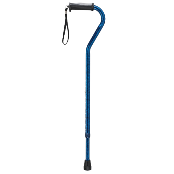 Drive Medical Adjustable Height Offset Handle Cane