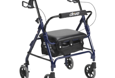 Drive Medical Junior Rollator Rolling Walker with Padded Seat
