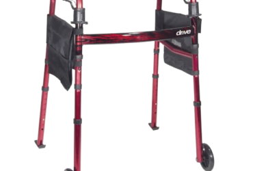 Drive Medical RTL10263KDR Portable Folding Travel Walker