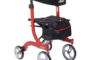 Drive Medical RTL10266-T Nitro Euro Style Rollator Rolling Walker Tall