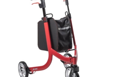 Drive Medical RTL10266TWHL Nitro Euro Style 3-Wheel Rollator Rolling Walker
