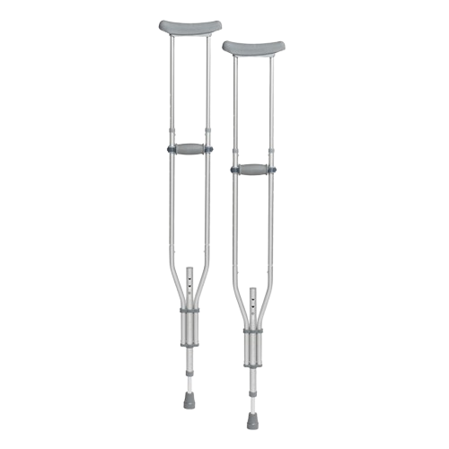 Drive Medical RTL10433 Knock Down Aluminum Crutches