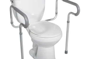 Drive Medical RTL12000 Toilet Safety Frame with Padded Armrests