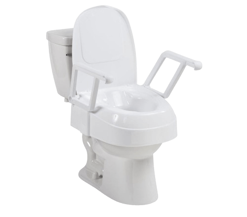 Drive Medical RTL12C002-WH Universal Raised Toilet Seat