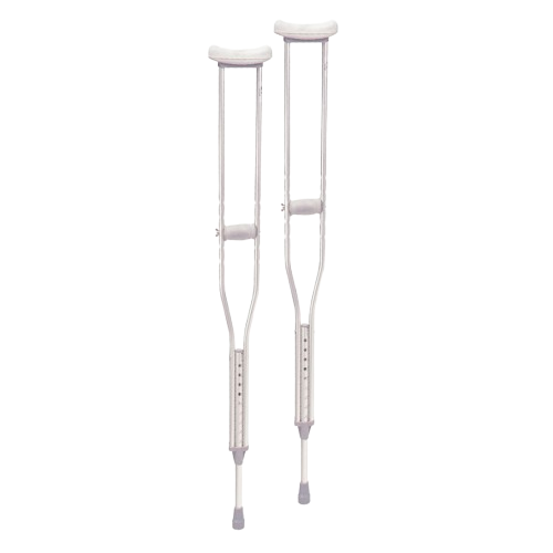 Drive Medical Walking Crutches with Underarm Pad and Handgrip