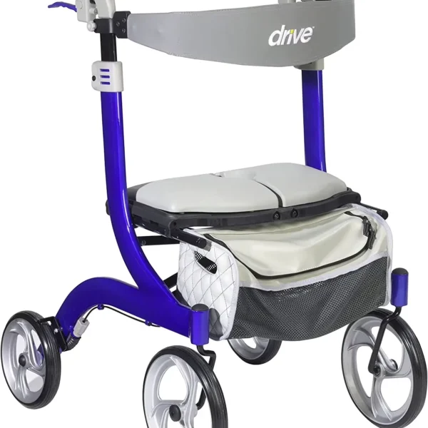 Drive Medical Nitro DLX Euro Style Rollator Rolling Walker