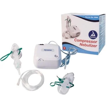 DY34401 Dynarex Desktop Compressor Nebulizer with Adult and Pediatric Mask